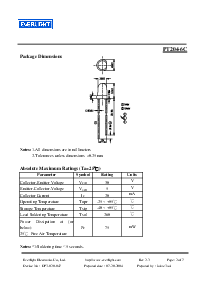 浏览型号PT204-6C的Datasheet PDF文件第2页
