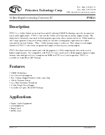 浏览型号PT8211-S的Datasheet PDF文件第1页