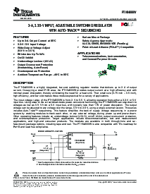 浏览型号PTH04000W的Datasheet PDF文件第1页