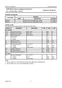 浏览型号PUMH10的Datasheet PDF文件第3页