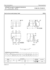 浏览型号PUMH10的Datasheet PDF文件第6页