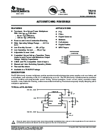 浏览型号TPS2111PWG4的Datasheet PDF文件第1页