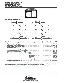 浏览型号SN74AHCT244PWLE的Datasheet PDF文件第2页