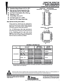 浏览型号SN74HCT245PWLE的Datasheet PDF文件第1页