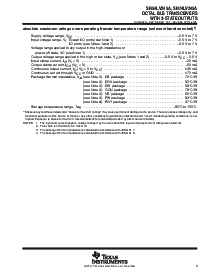 浏览型号SN74LV245APWLE的Datasheet PDF文件第3页