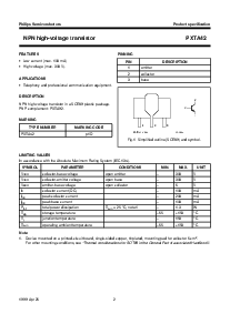 浏览型号PXTA42的Datasheet PDF文件第2页