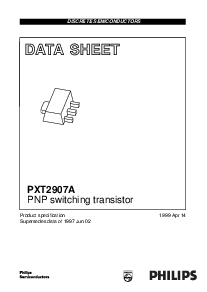 浏览型号PXT2907A的Datasheet PDF文件第1页