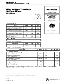 浏览型号PZTA42T1的Datasheet PDF文件第1页