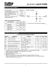 浏览型号ispLSI1048EA-100LQ128的Datasheet PDF文件第5页