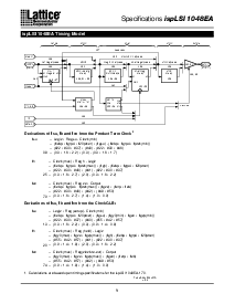 浏览型号ispLSI1048EA-100LQ128的Datasheet PDF文件第9页