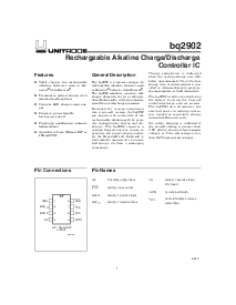 浏览型号BQ2902的Datasheet PDF文件第1页