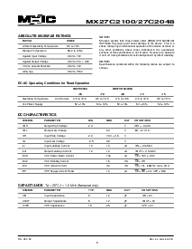 浏览型号MX27C2048QC-55的Datasheet PDF文件第8页