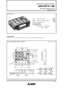 浏览型号QM100TX1-HB的Datasheet PDF文件第1页