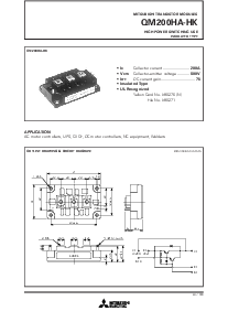 浏览型号QM200HA-HK的Datasheet PDF文件第1页