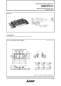 浏览型号QM20TD-H的Datasheet PDF文件第1页