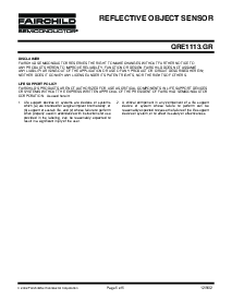 浏览型号QRE1113的Datasheet PDF文件第5页