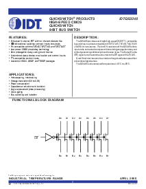 浏览型号QS3245的Datasheet PDF文件第1页