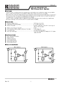 浏览型号R3111N451C-TR的Datasheet PDF文件第1页