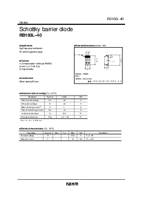 浏览型号RB160L-40的Datasheet PDF文件第1页
