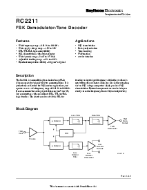 浏览型号RC2211的Datasheet PDF文件第1页