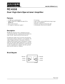 浏览型号RC4558的Datasheet PDF文件第1页