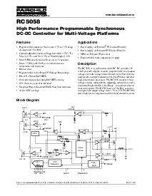 浏览型号RC5058的Datasheet PDF文件第1页