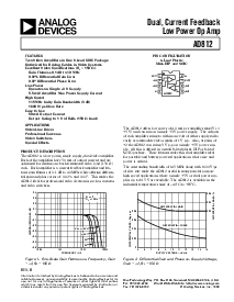 浏览型号AD812AR-REEL的Datasheet PDF文件第1页