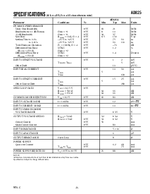 浏览型号AD825AR-REEL的Datasheet PDF文件第3页