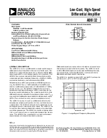 浏览型号AD8132AR-REEL的Datasheet PDF文件第1页