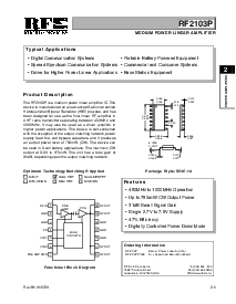 浏览型号RF2103P的Datasheet PDF文件第1页