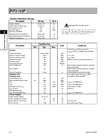 浏览型号RF2103P的Datasheet PDF文件第2页