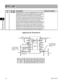 浏览型号RF2103P的Datasheet PDF文件第4页