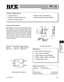 浏览型号RF2436的Datasheet PDF文件第1页