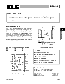 浏览型号RF2422的Datasheet PDF文件第1页