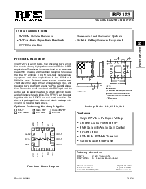 浏览型号RF2173的Datasheet PDF文件第1页