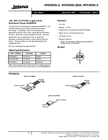 浏览型号RFD3055LESM的Datasheet PDF文件第1页