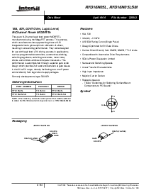浏览型号RFD16N05的Datasheet PDF文件第1页