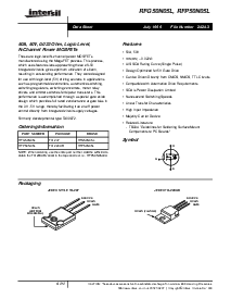 浏览型号RFP50N05L的Datasheet PDF文件第1页