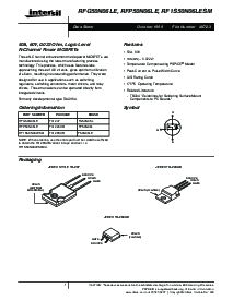 浏览型号RFP50N06LE的Datasheet PDF文件第1页