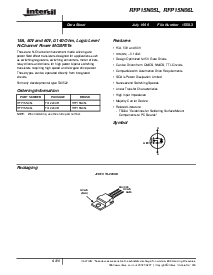浏览型号RFP15N05L的Datasheet PDF文件第1页