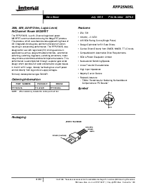 浏览型号RFP25N05L的Datasheet PDF文件第1页