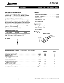 浏览型号RHRP8120的Datasheet PDF文件第1页