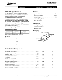 浏览型号RHRU10060的Datasheet PDF文件第1页