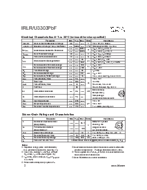 浏览型号IRLR3303PBF的Datasheet PDF文件第2页