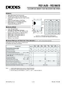 浏览型号RS1GB的Datasheet PDF文件第1页