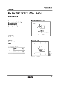 浏览型号RSQ035P03的Datasheet PDF文件第1页