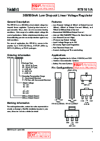浏览型号RT9161的Datasheet PDF文件第1页
