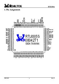 浏览型号RTL8305S的Datasheet PDF文件第4页