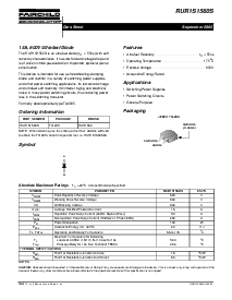 浏览型号RUR1S1560S的Datasheet PDF文件第1页