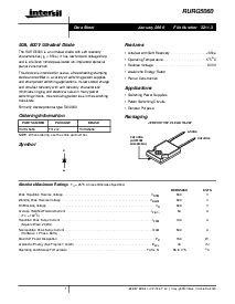 浏览型号RURG5060的Datasheet PDF文件第1页